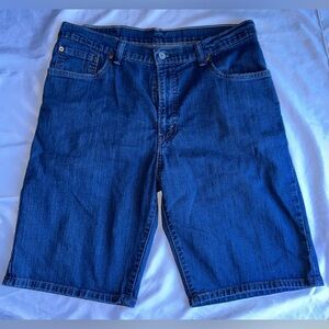 Levi's Dark Blue Jean Shorts